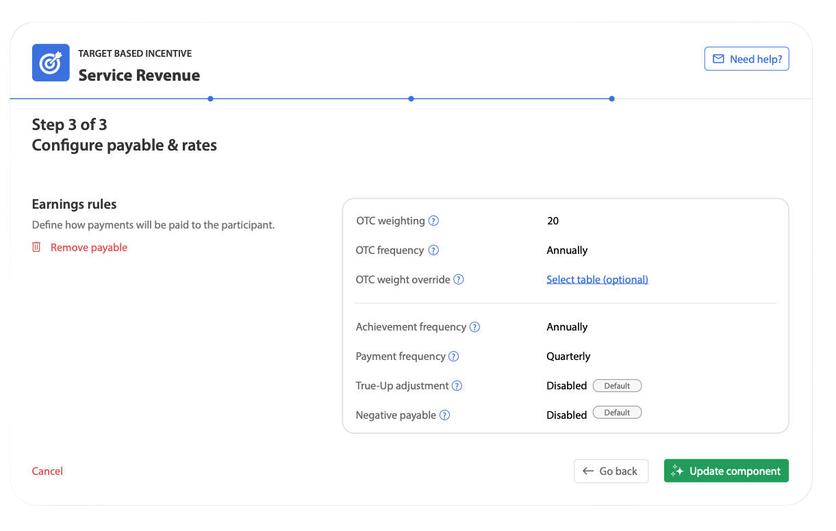 Performio UI screenshot