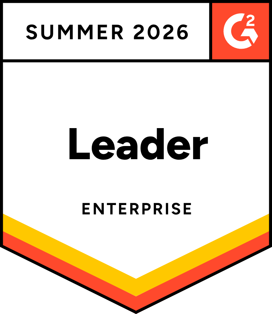 Badge graphic for G2 Enterprise Leader in Sales Compensation, Summer 2026