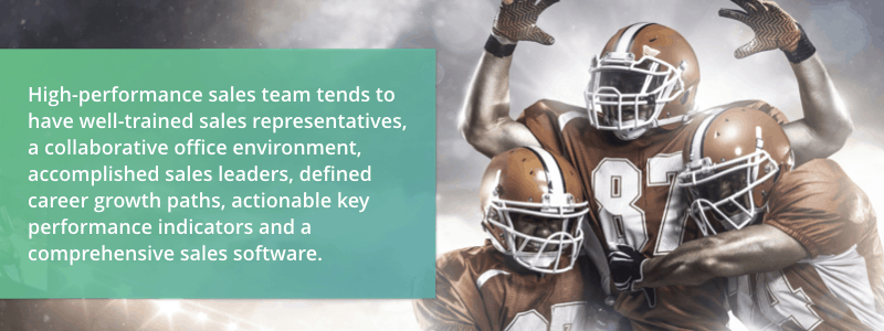 high-performance sales team
