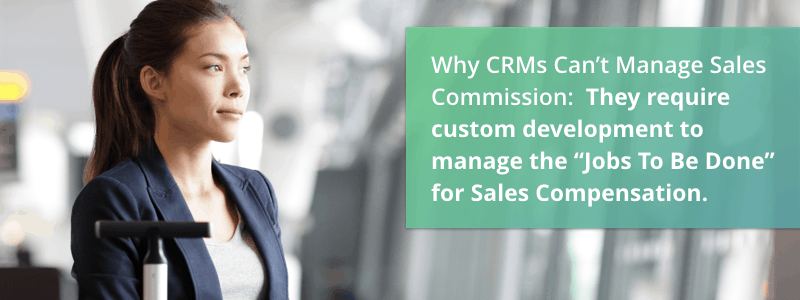 CRM sales commission