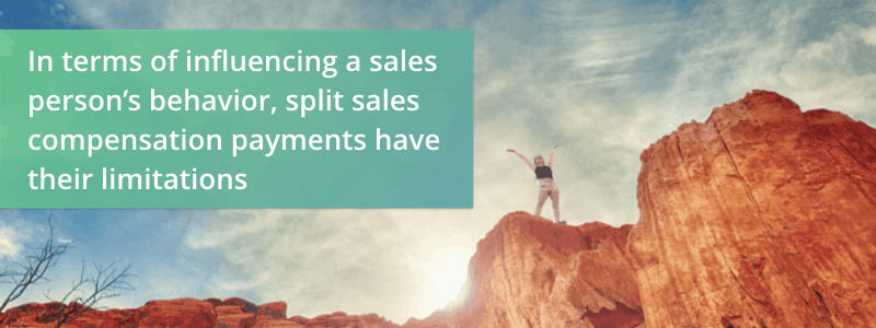 pitfalls of split sales comp payments