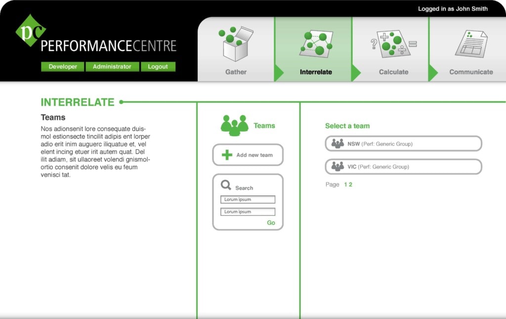 Sales Performance Management Screenshot