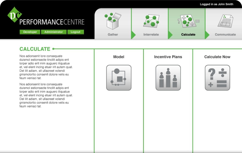 Sales Performance Management Screenshot