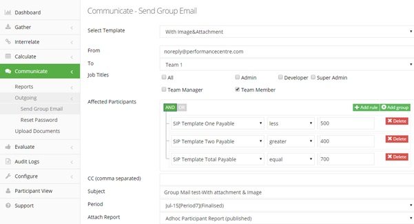 email PVAL filter