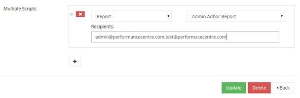 schedule admin report