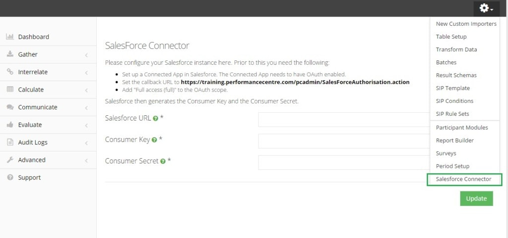 Salesforce connector