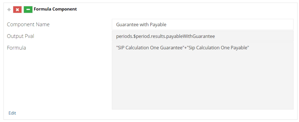 formula component enhancement