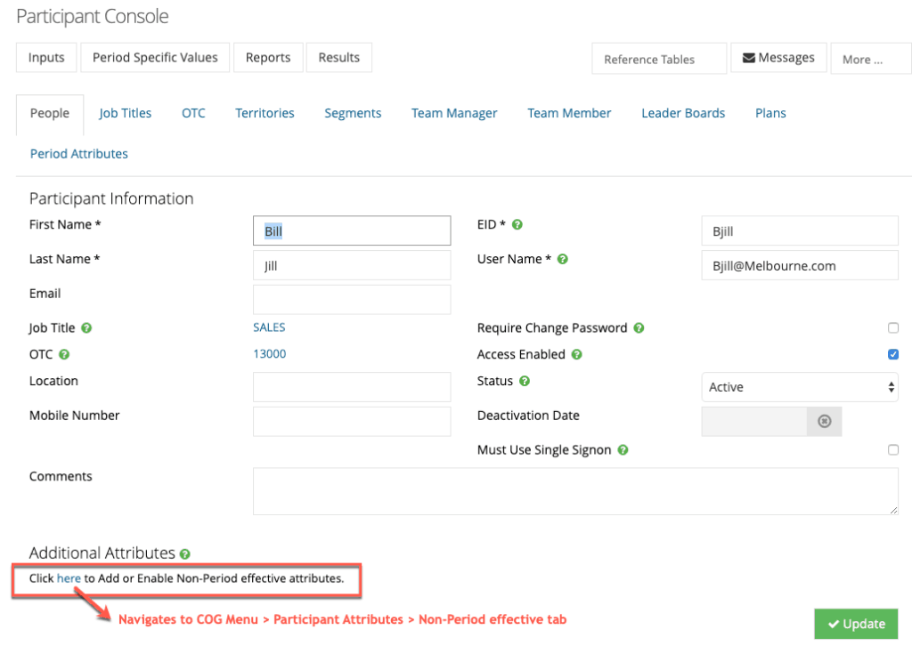 Additional Attributes