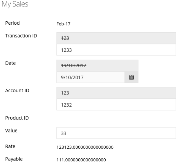 updated table module view