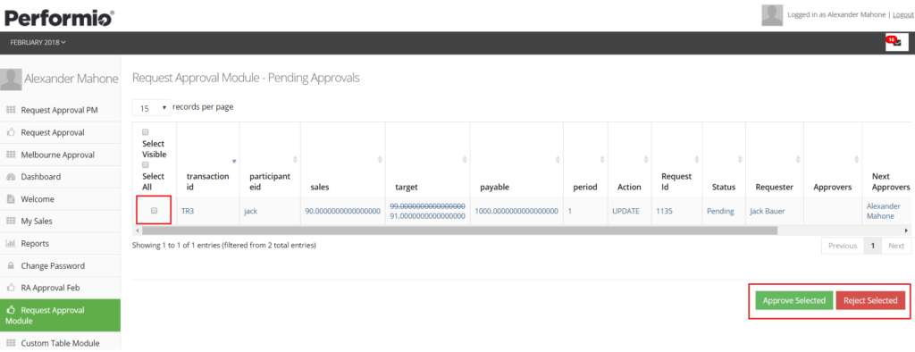 approvals