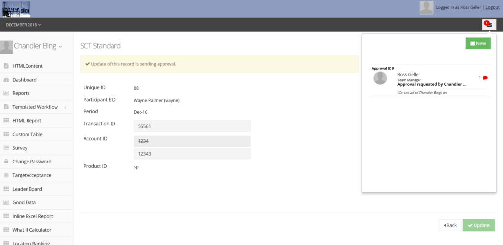 approval request creation