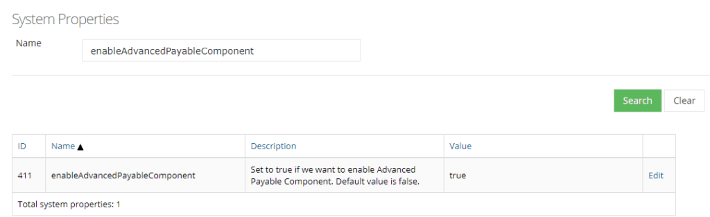 payable component