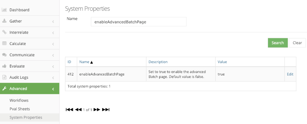 display batches