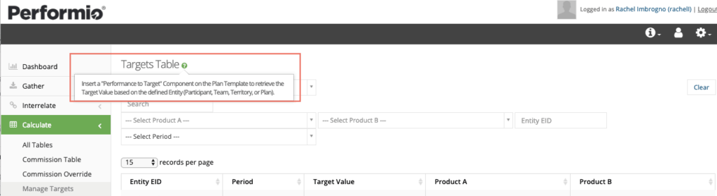 manage targets