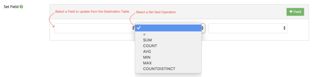 Transform Data Update Table